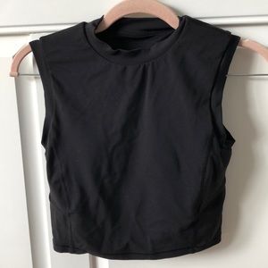 LULULEMON SWEAT INTENTION TANK- w/ built in bra